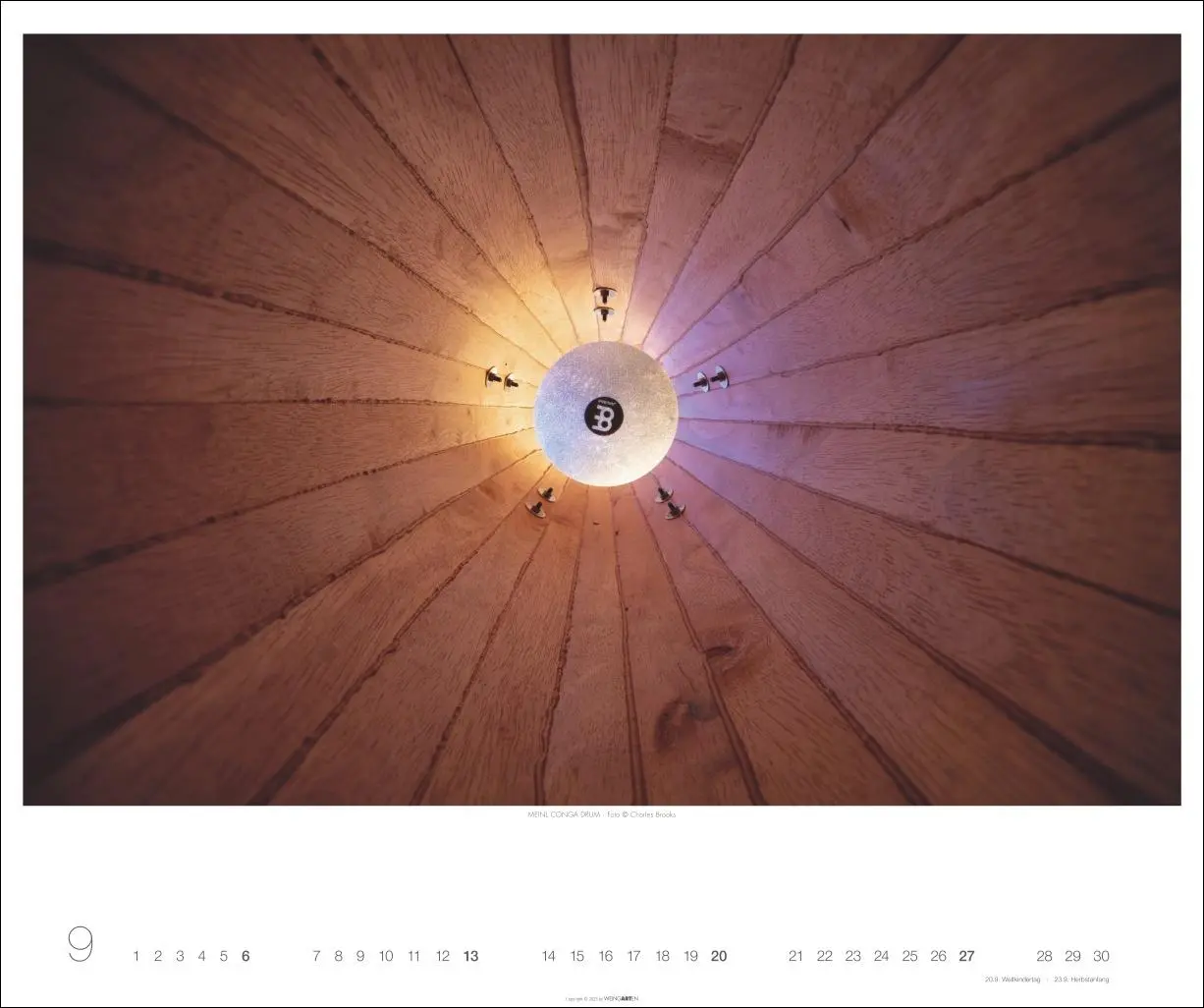 Bild: 9783839903223 | Architecture in Music Kalender 2026 - Musikinstrumente von innen