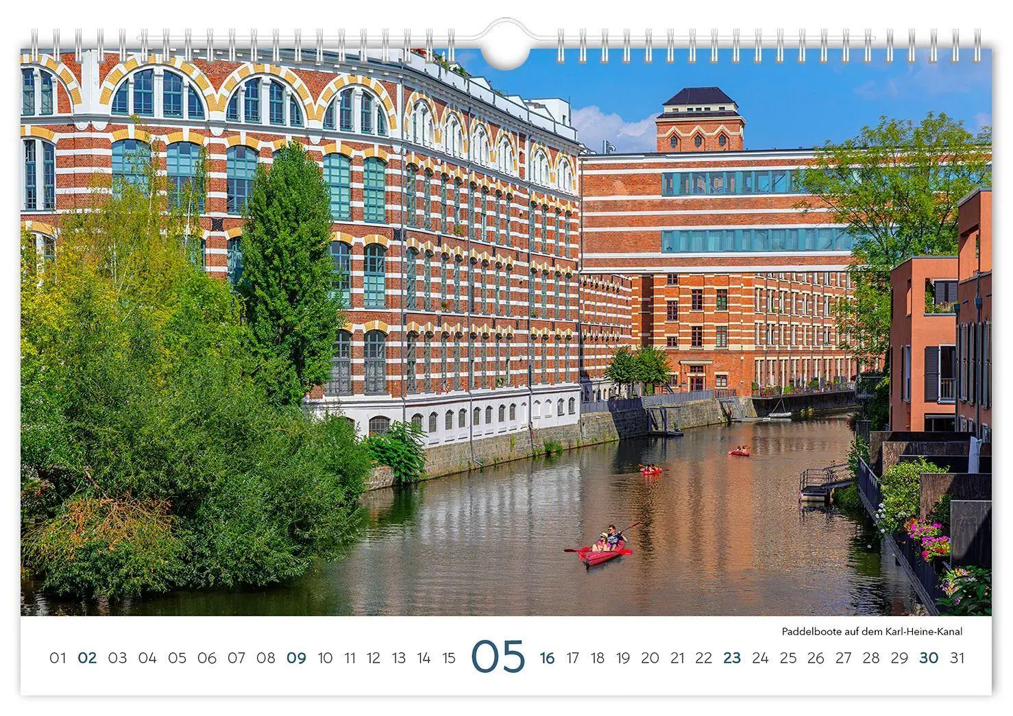 Bild: 9783912303223 | Kalender Leipzig 2027 | 30 x 20 cm weißes Kalendarium | Peter Schubert