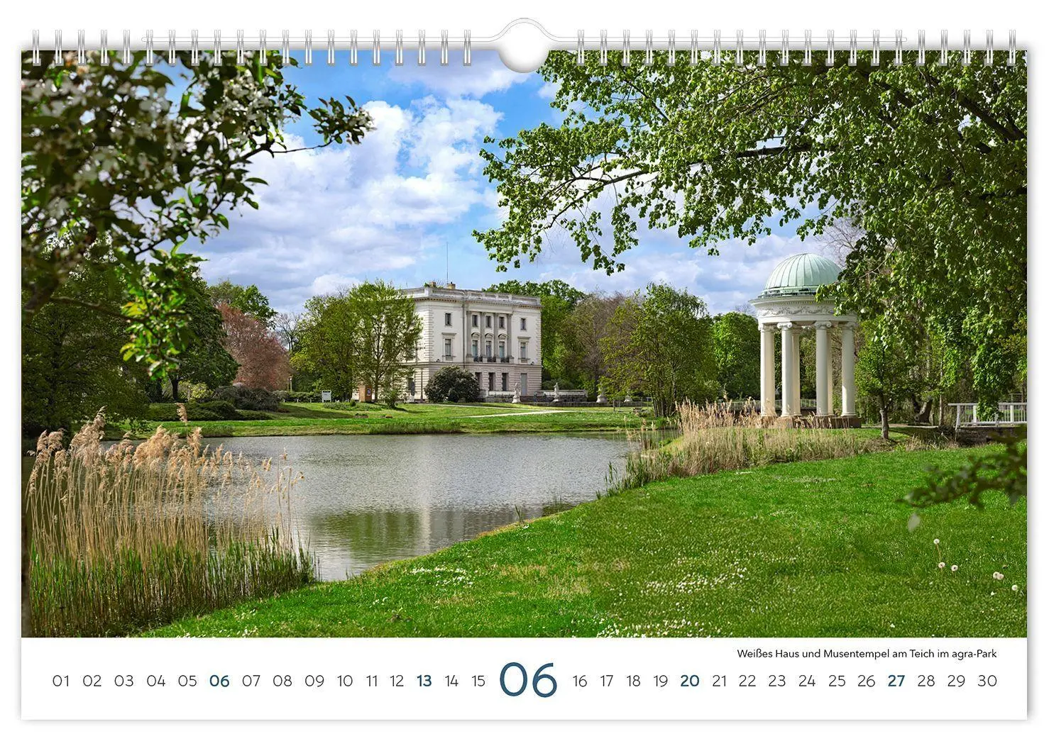 Bild: 9783912303223 | Kalender Leipzig 2027 | 30 x 20 cm weißes Kalendarium | Peter Schubert