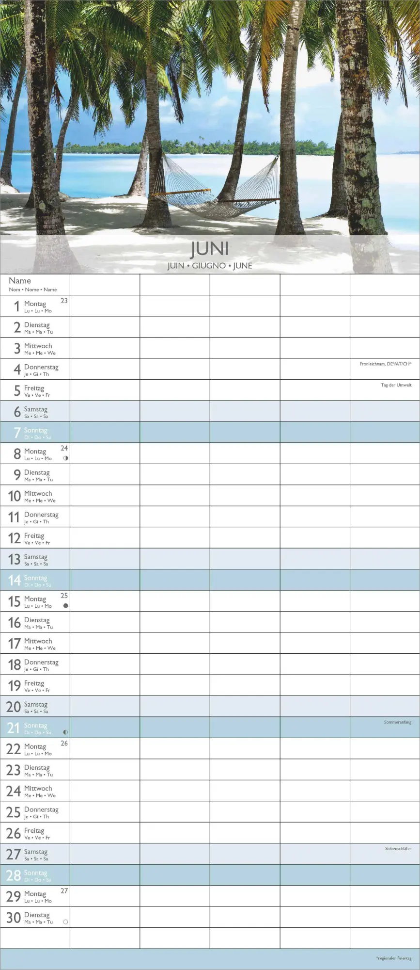 Bild: 4069095003323 | Traumziele 2026 Familienplaner - Familienkalender - Wandkalender -...
