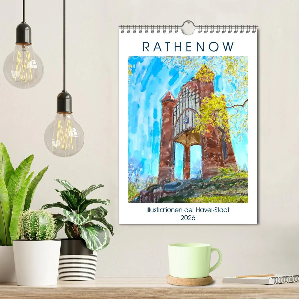 Bild: 9783516393323 | Rathenow - Illustrationen der Havel-Stadt (Wandkalender 2026 DIN A4...