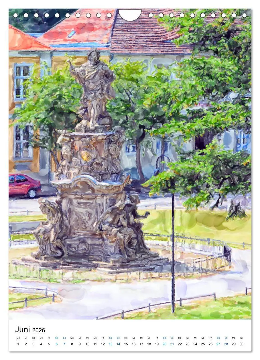 Bild: 9783516393323 | Rathenow - Illustrationen der Havel-Stadt (Wandkalender 2026 DIN A4...