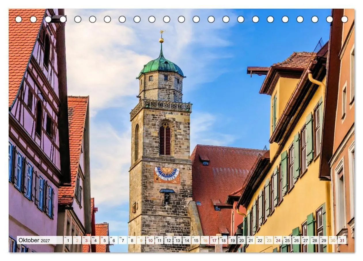 Bild: 9783516773323 | Dinkelsbühl - Zwölf Momente in der Altstadt (Tischkalender 2027 DIN...