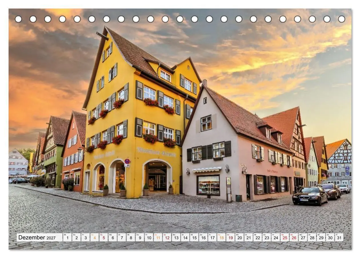 Bild: 9783516773323 | Dinkelsbühl - Zwölf Momente in der Altstadt (Tischkalender 2027 DIN...