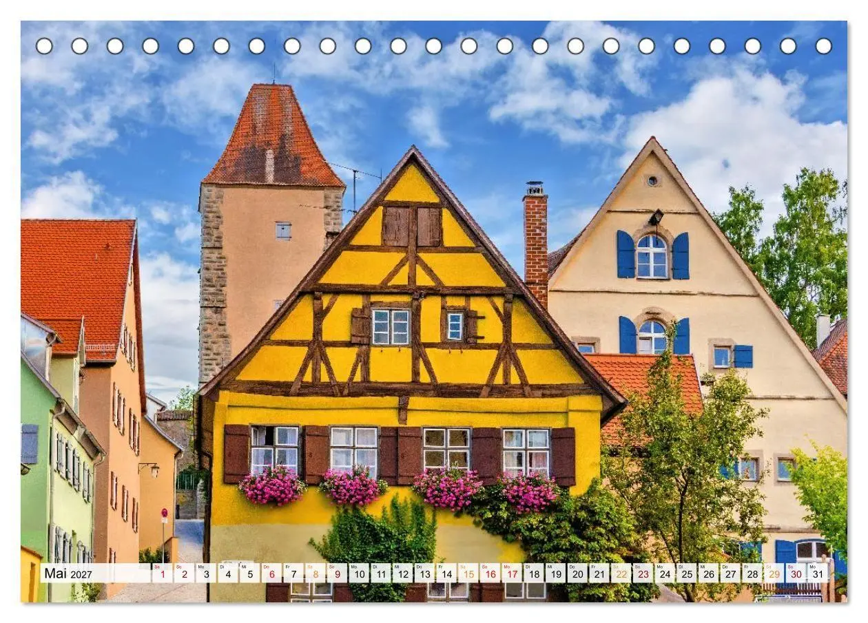 Bild: 9783516773323 | Dinkelsbühl - Zwölf Momente in der Altstadt (Tischkalender 2027 DIN...