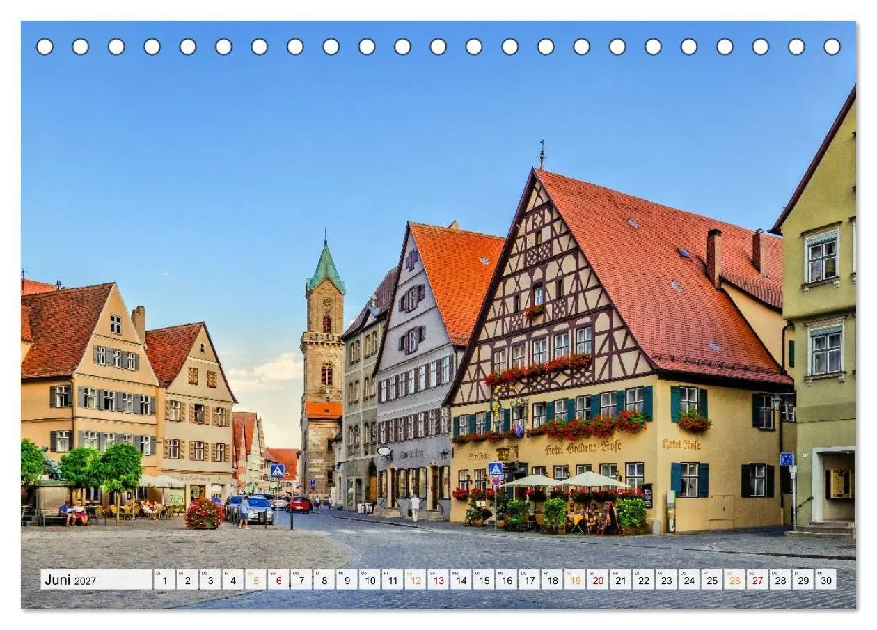 Bild: 9783516773323 | Dinkelsbühl - Zwölf Momente in der Altstadt (Tischkalender 2027 DIN...