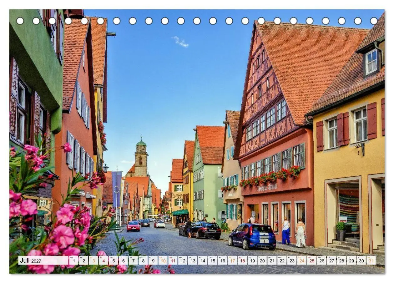 Bild: 9783516773323 | Dinkelsbühl - Zwölf Momente in der Altstadt (Tischkalender 2027 DIN...