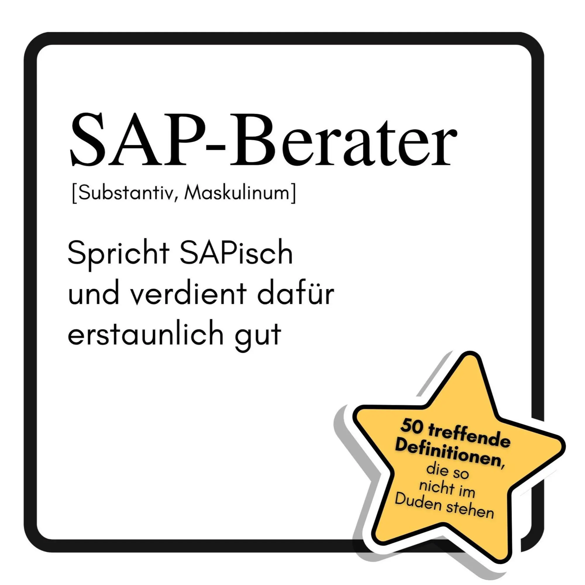 Cover: 9783759183323 | SAP-Berater | Spricht SAPisch und verdient dafür erstaunlich gut