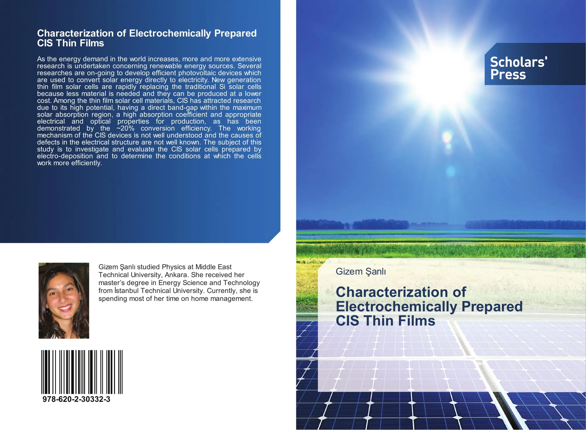 Cover: 9786202303323 | Characterization of Electrochemically Prepared CIS Thin Films | ¿Anl¿
