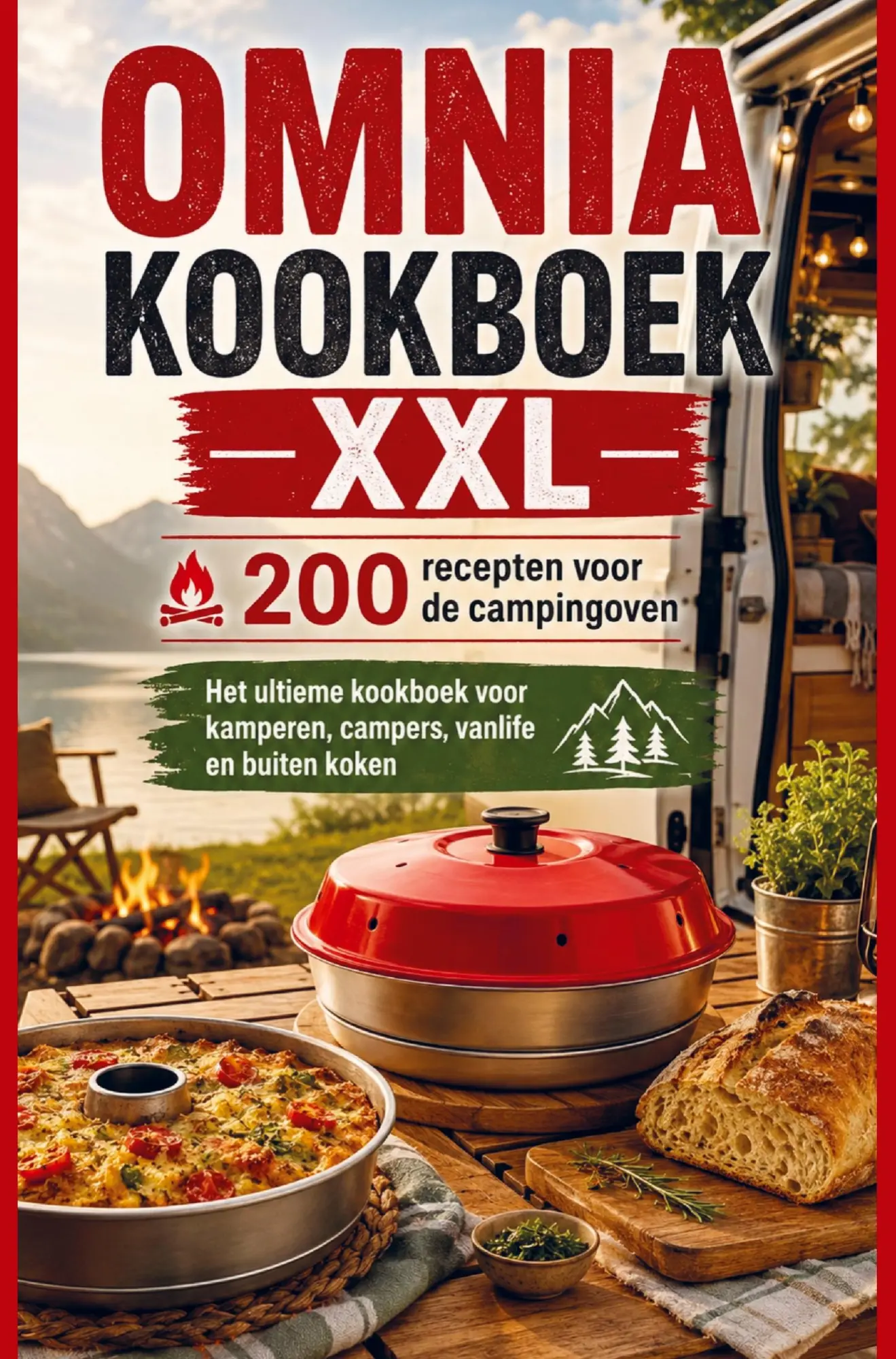 Omnia Kookboek XXL 200 recepten voor de campingoven: Het ultieme kookboek voor kamperen, campers, vanlife en buiten koken