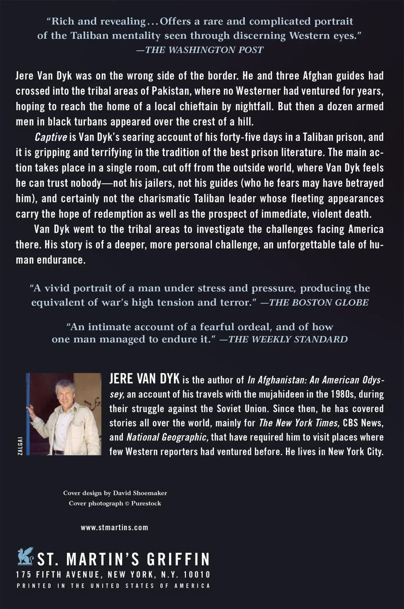 Rückseite: 9780312573423 | Captive | My Time as a Prisoner of the Taliban | Jere Van Dyk | Buch