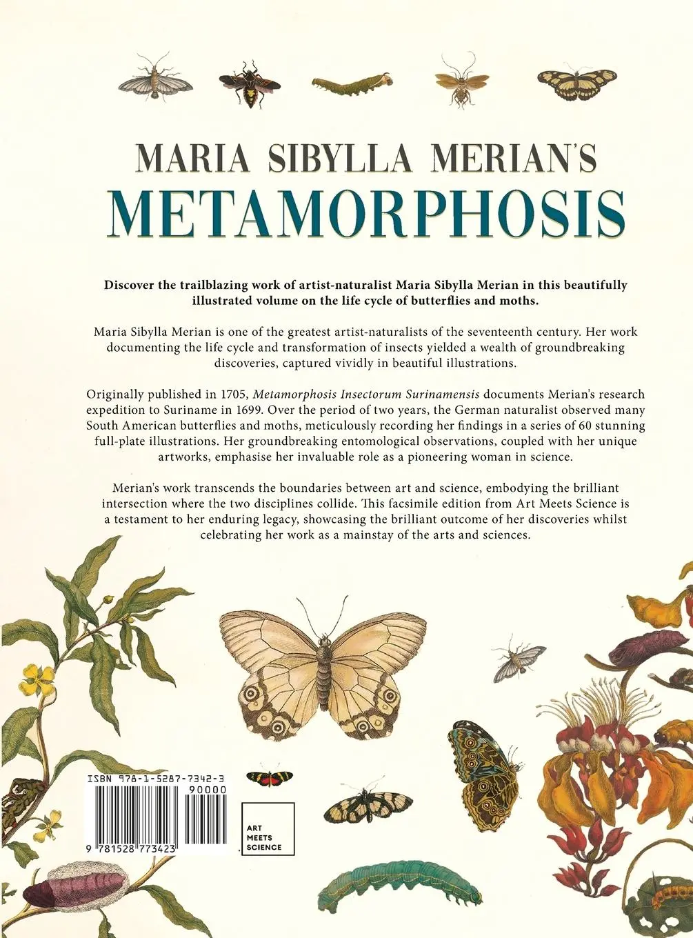 Rückseite: 9781528773423 | Maria Sibylla Merian's Metamorphosis | Emily Gillis | Buch | Englisch