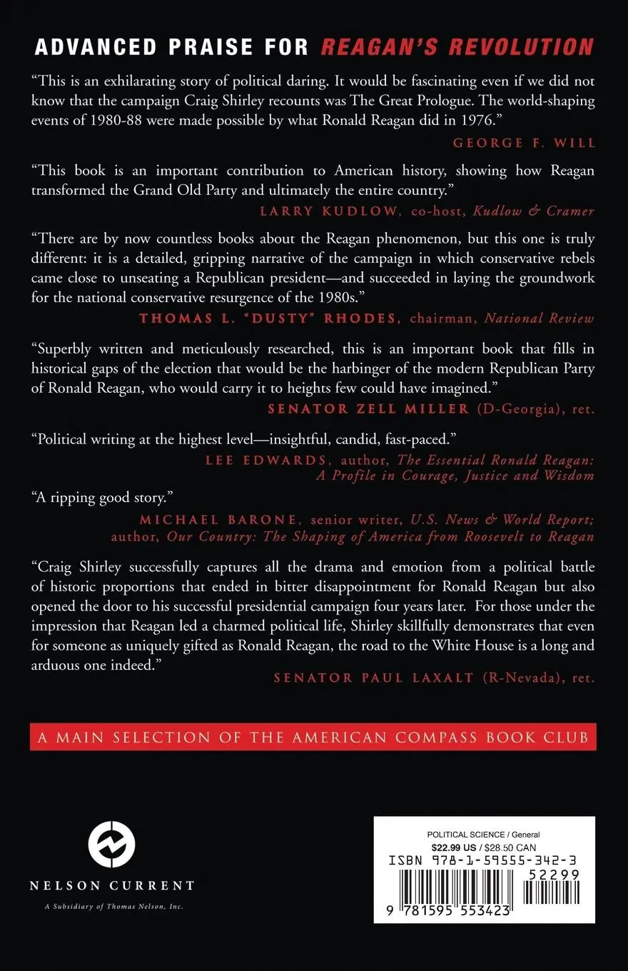 Rückseite: 9781595553423 | Reagan's Revolution | Craig Shirley | Taschenbuch | Englisch | 2009