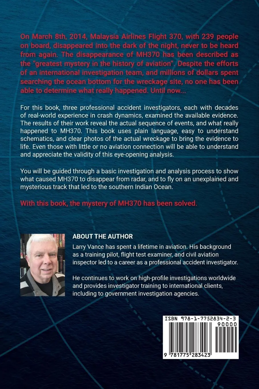 Rückseite: 9781775283423 | MH370 | Mystery Solved | Larry Vance | Taschenbuch | Englisch | 2018
