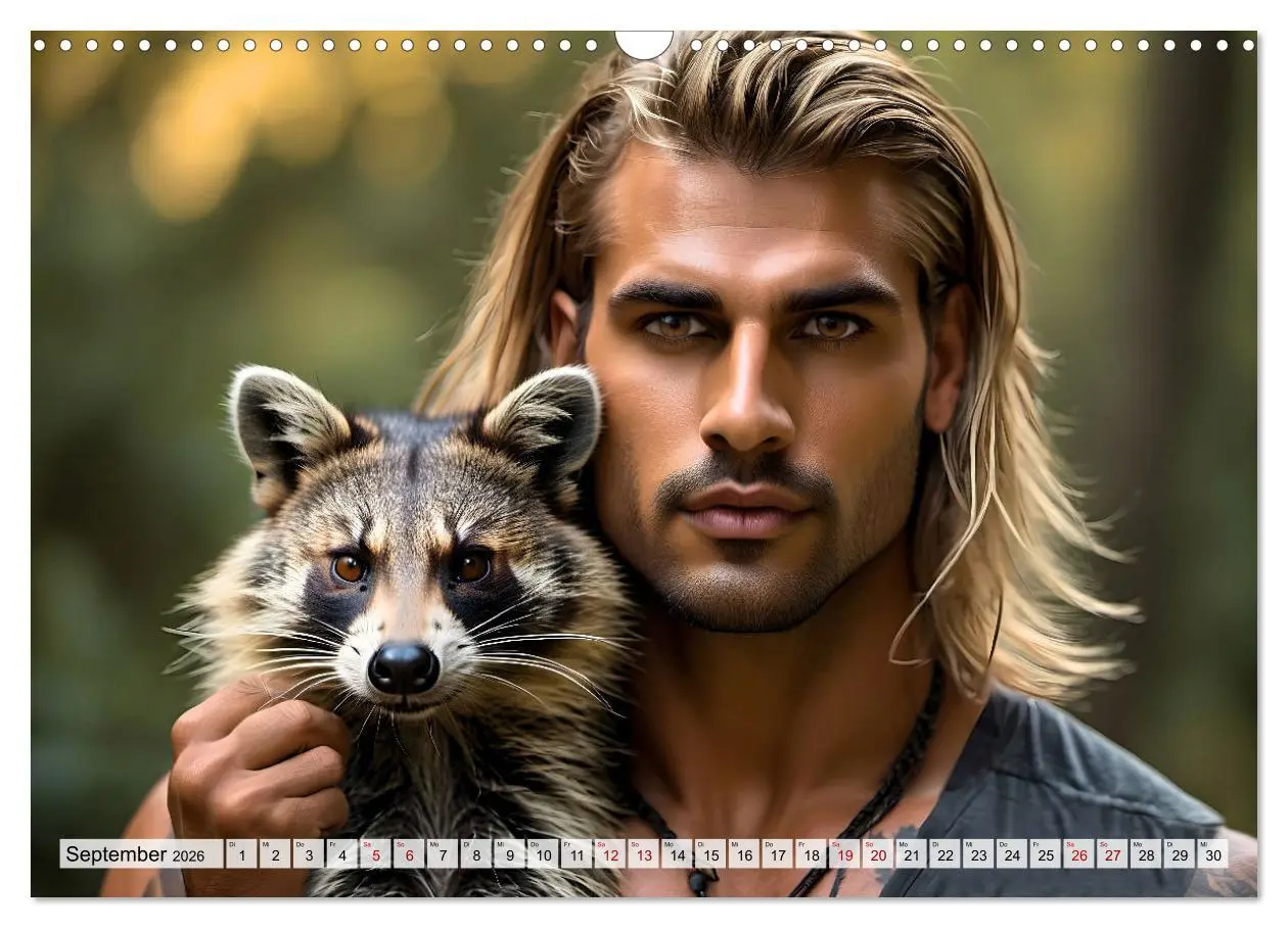 Bild: 9783457363423 | Naturburschen im Wald - Muskeln, Tattoos und Waldbewohner...
