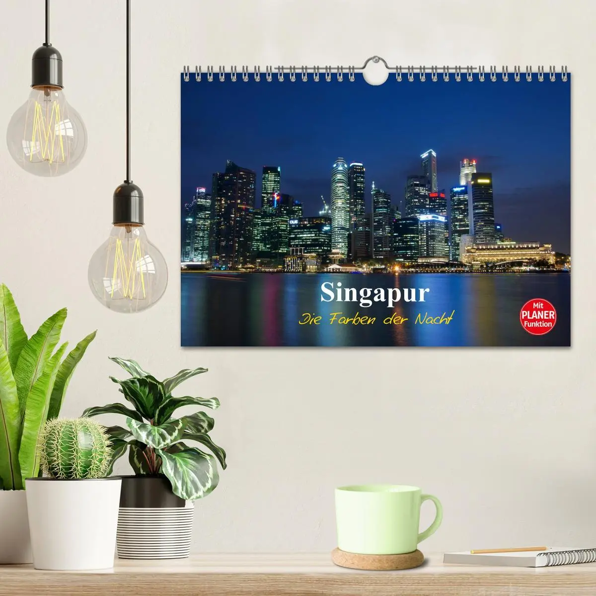 Bild: 9783457983423 | Singapur - Die Farben der Nacht (Wandkalender 2026 DIN A4 quer),...