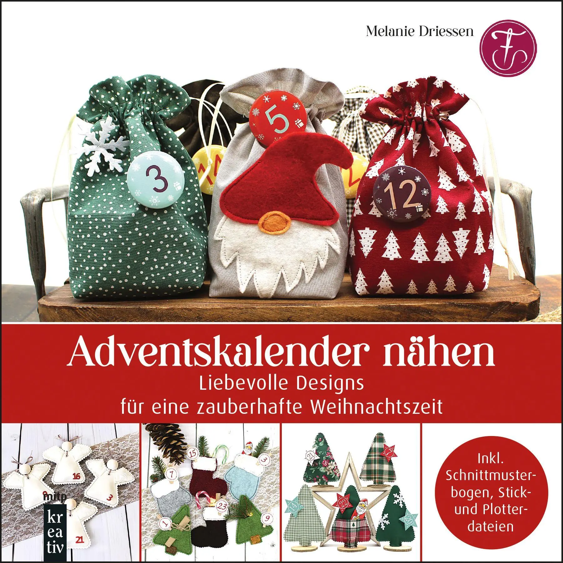 Cover: 9783747503423 | Adventskalender nähen | Melanie Driessen | Buch | mitp Kreativ | 2025