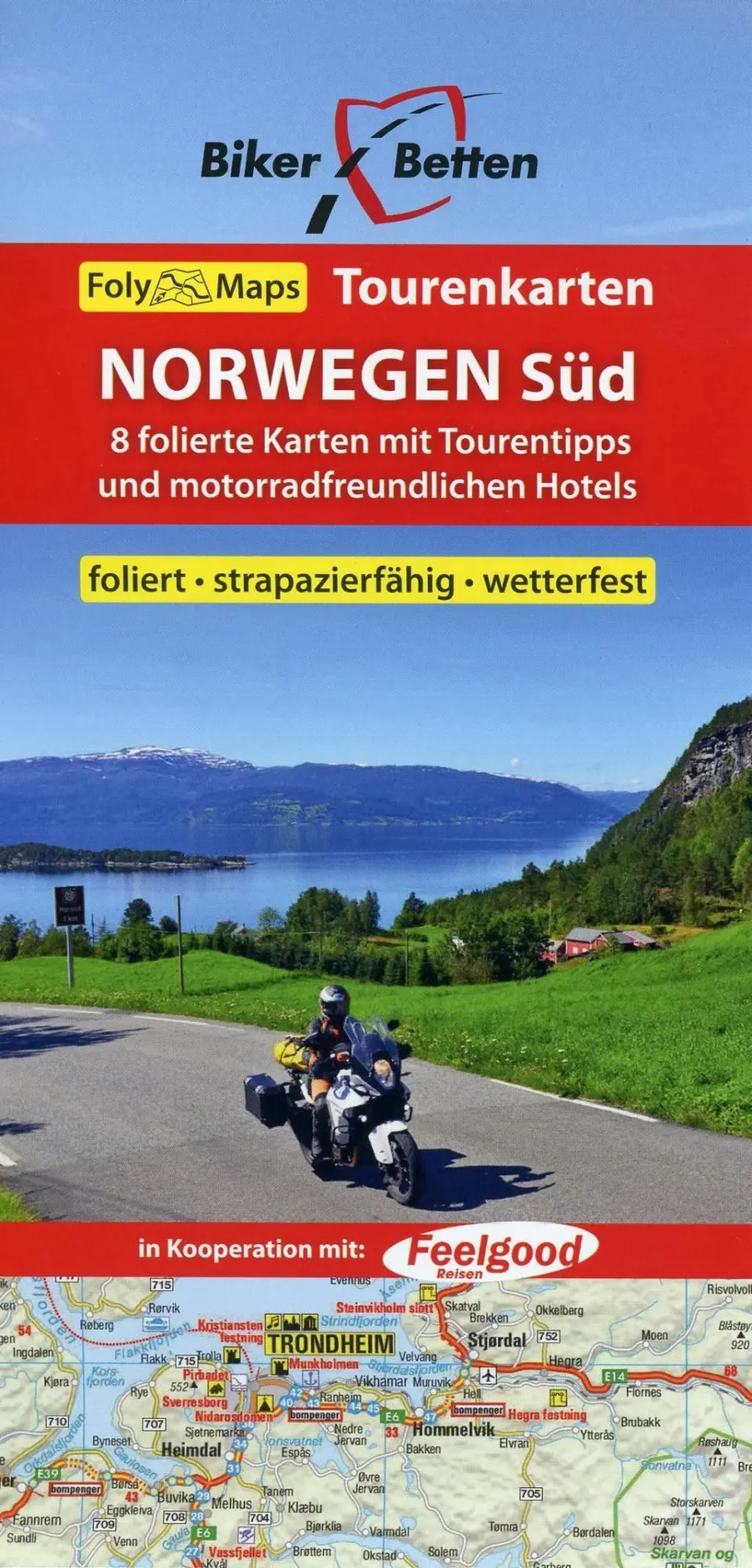 Cover: 9783937063423 | Norwegen Süd 1 : 600 000. 8 folierte Karten mit Tourentipps und...