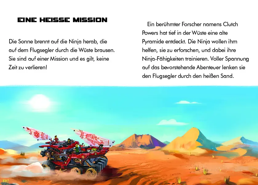 Bild: 9783960803423 | LEGO® NINJAGO® - Verschwunden in der Wüste | Taschenbuch | 48 S.
