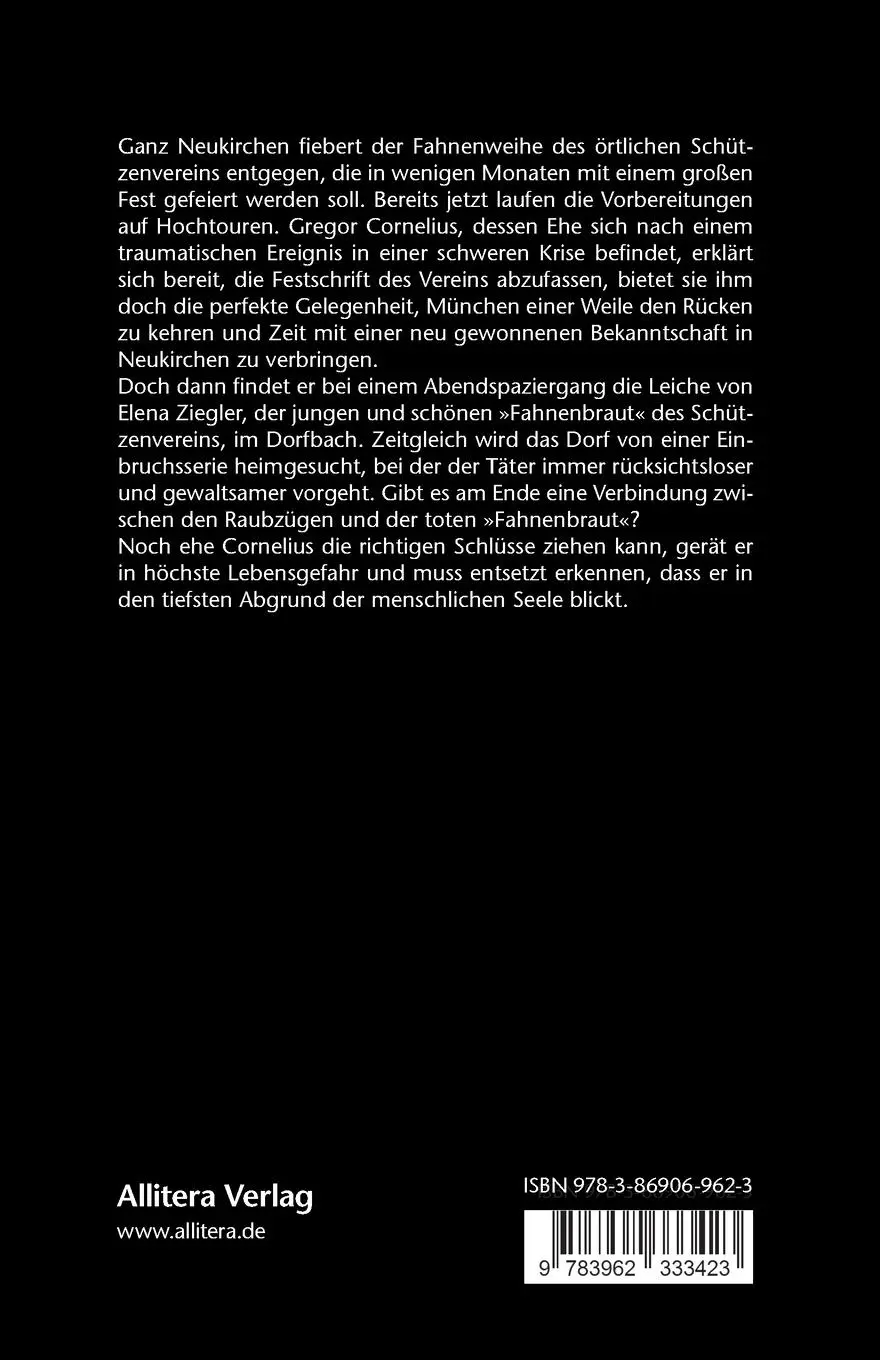 Rückseite: 9783962333423 | Fahnenweihe | Niederbayern-Krimi | Karoline Eisenschenk | Taschenbuch