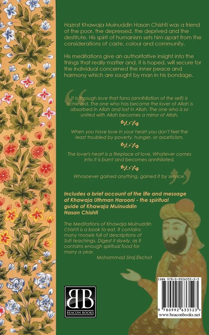 Rückseite: 9780992633523 | The Meditations of Khawaja Muinuddin Hasan Chishti | Taschenbuch