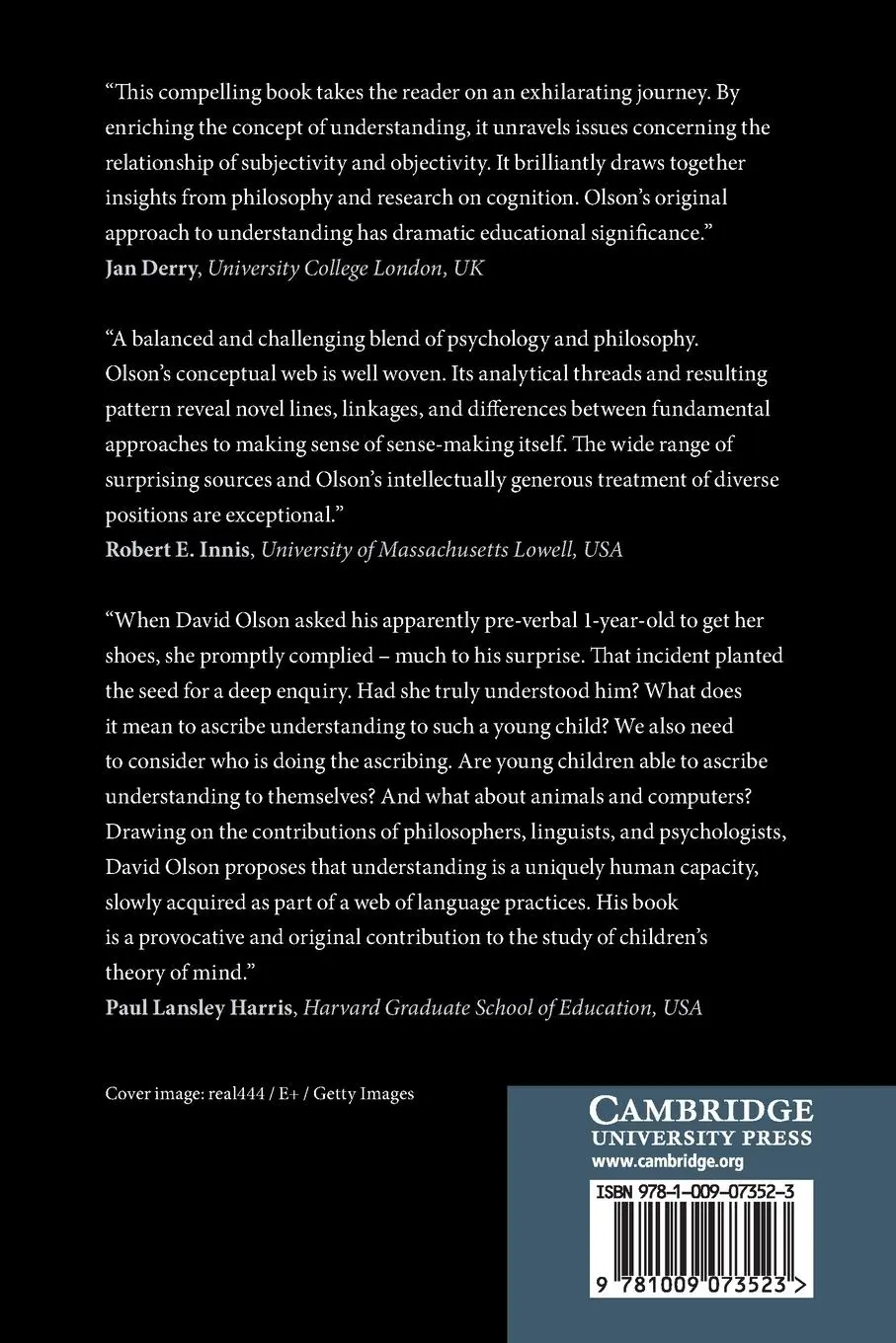 Rückseite: 9781009073523 | Making Sense | David R. Olson | Taschenbuch | Englisch | 2023