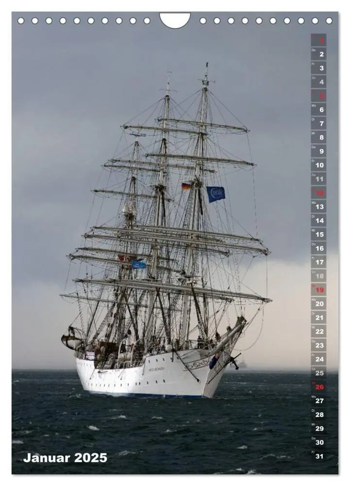 Bild: 9783457043523 | Segelromantik - Großsegler auf der Ostsee (Wandkalender 2025 DIN A4...