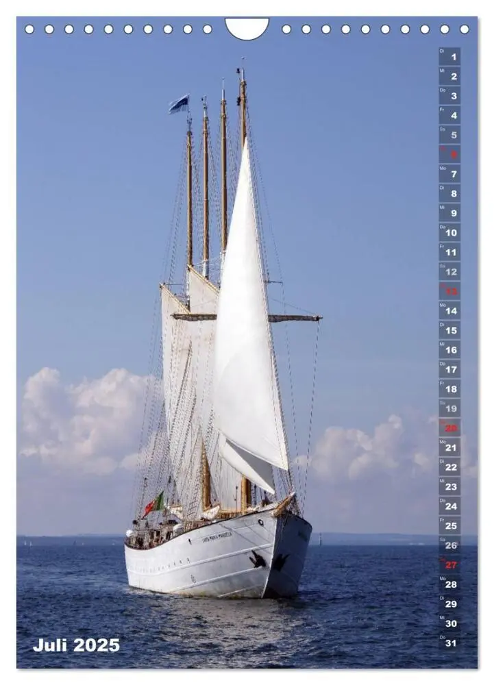 Bild: 9783457043523 | Segelromantik - Großsegler auf der Ostsee (Wandkalender 2025 DIN A4...