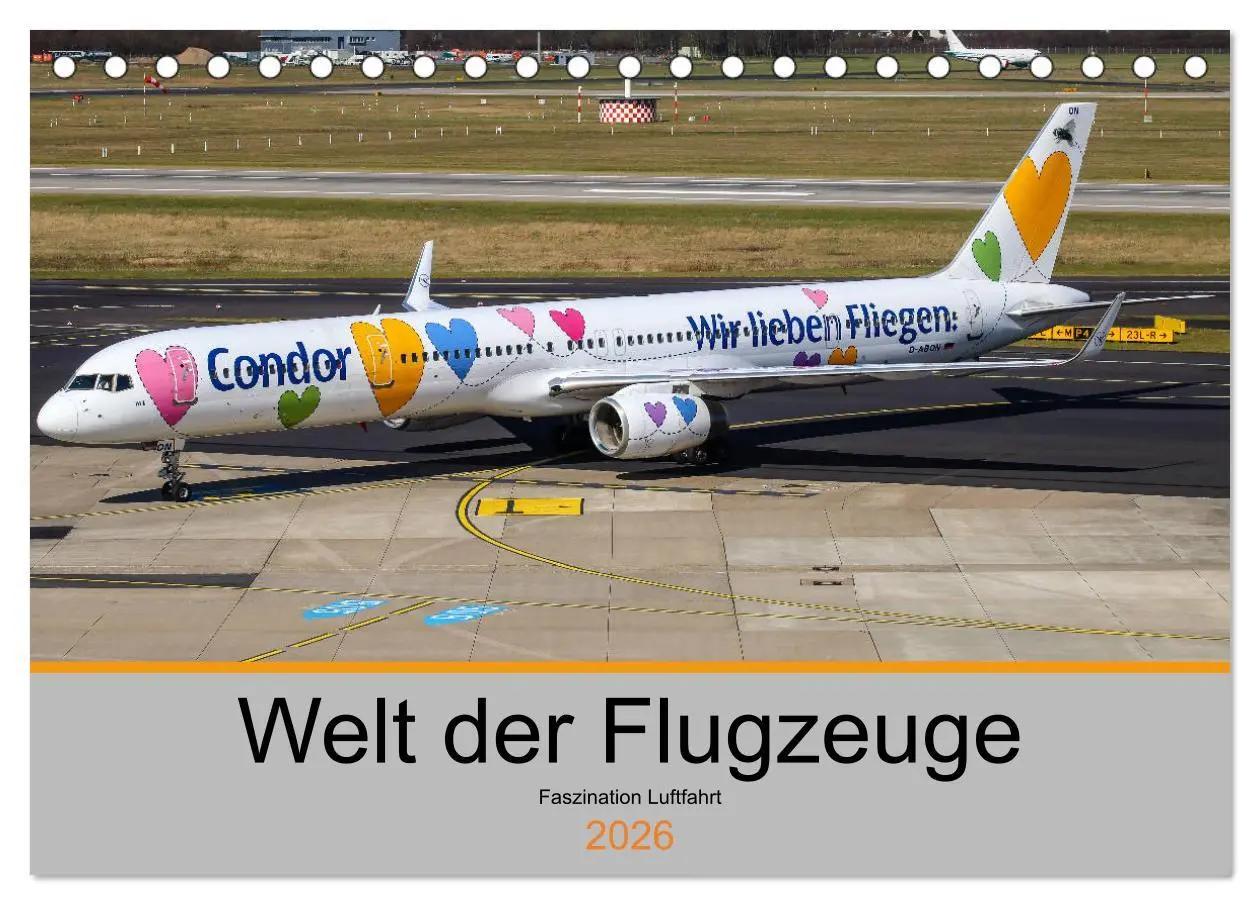 Cover: 9783457803523 | Welt der Flugzeuge - Faszination Luftfahrt 2026 (Tischkalender 2026...
