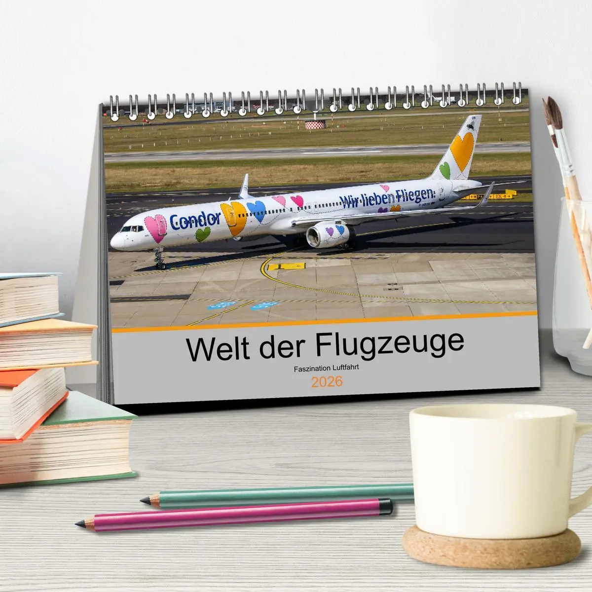 Bild: 9783457803523 | Welt der Flugzeuge - Faszination Luftfahrt 2026 (Tischkalender 2026...