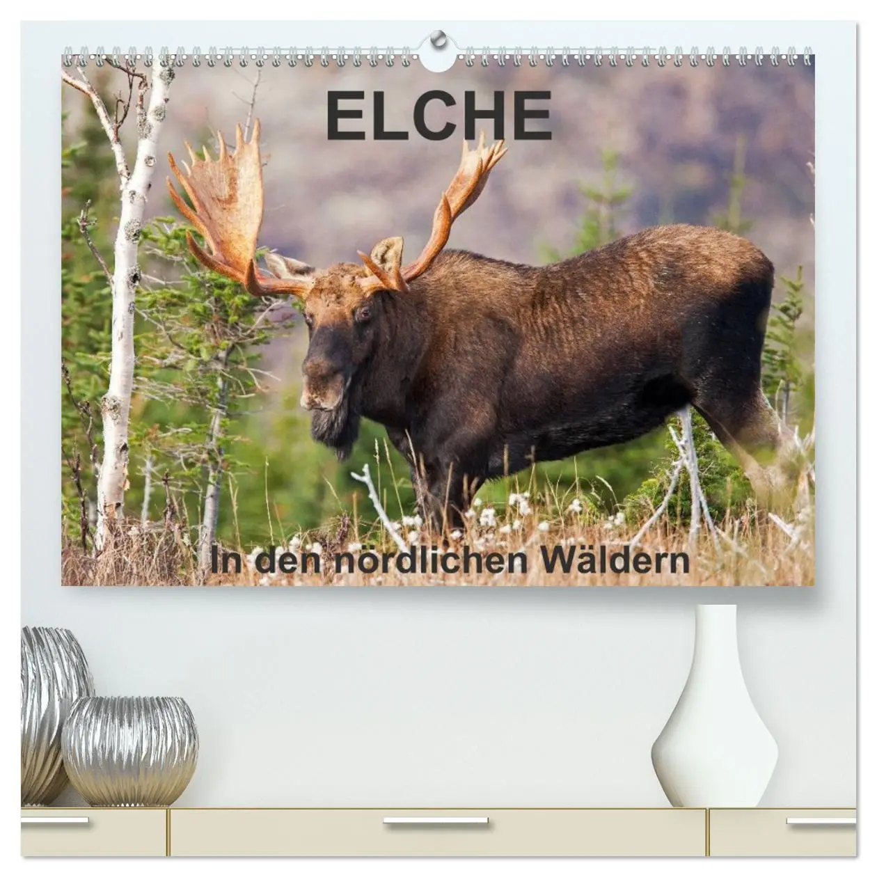 Cover: 9783516063523 | ELCHE In den nördlichen Wäldern (hochwertiger Premium Wandkalender...