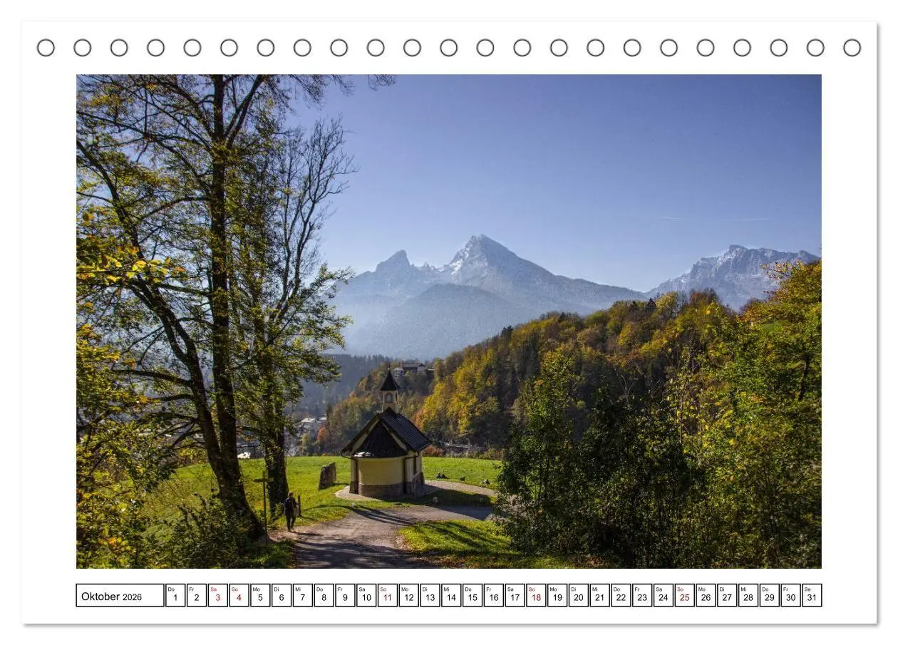 Bild: 9783516683523 | Sehnsuchtsorte im Berchtesgadener Land (Tischkalender 2026 DIN A5...