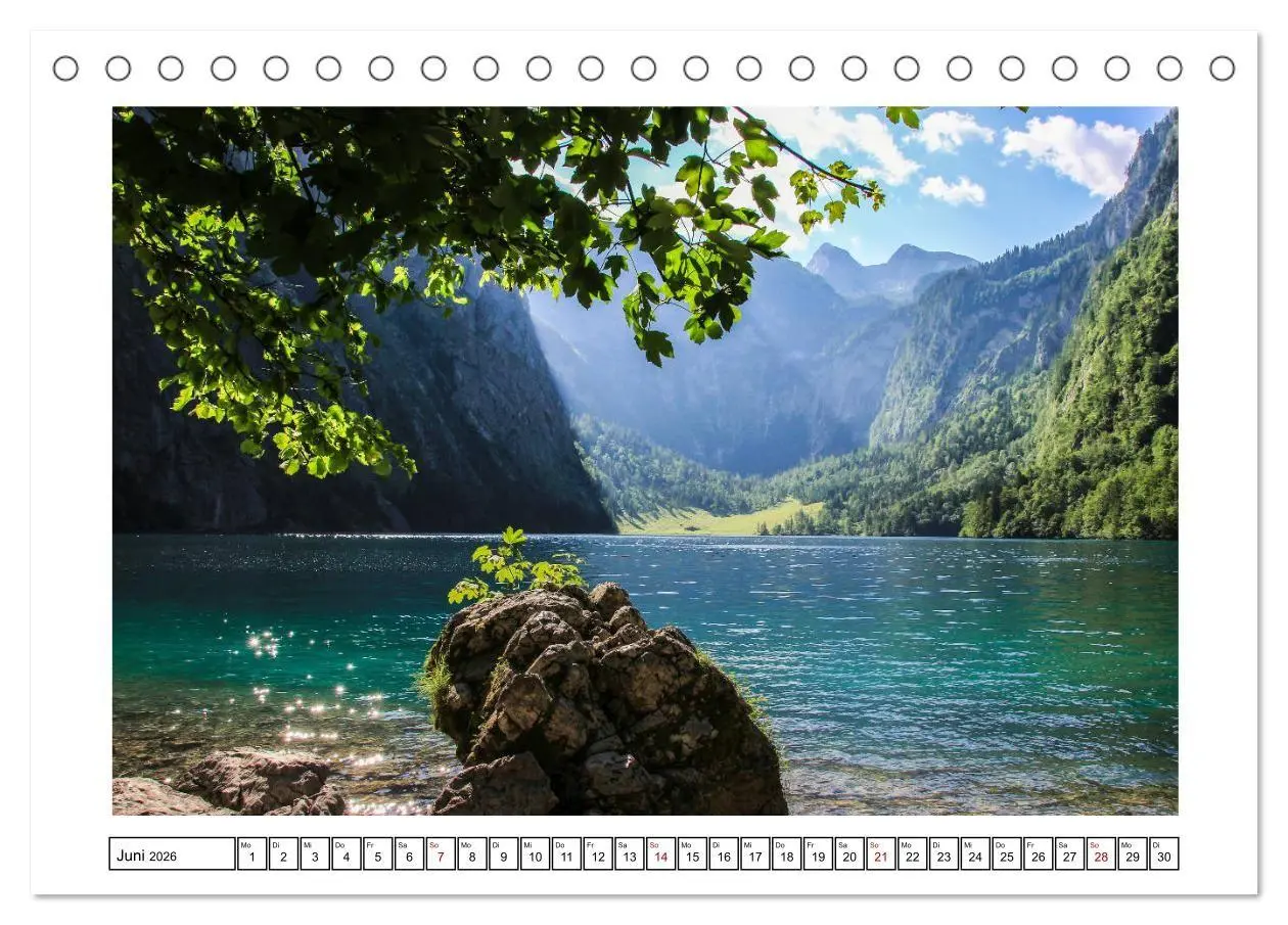 Bild: 9783516683523 | Sehnsuchtsorte im Berchtesgadener Land (Tischkalender 2026 DIN A5...