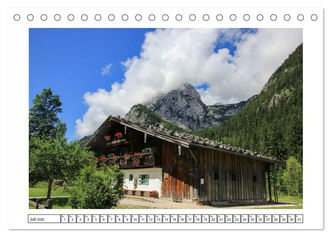 Bild: 9783516683523 | Sehnsuchtsorte im Berchtesgadener Land (Tischkalender 2026 DIN A5...