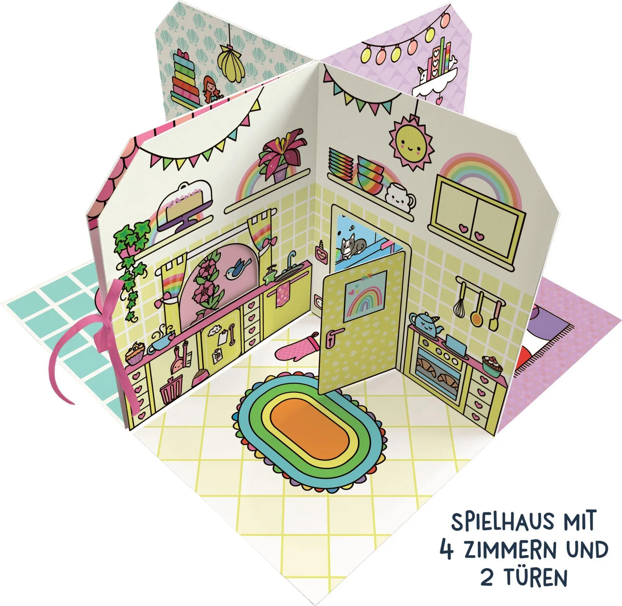 Bild: 9783649653523 | Cozy Stickerhaus | Kleines Einhorn | Carmen Eisendle | Buch | 8 S.