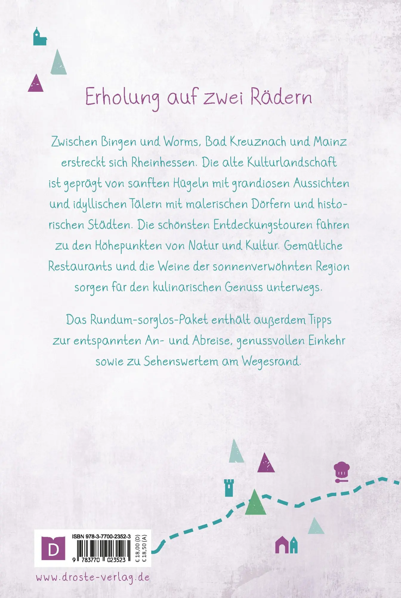 Rückseite: 9783770023523 | Rheinhessen. Radeln für die Seele | Wohlfühltouren | Ernst Wrba | Buch