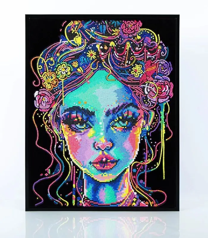 Cover: 4895225943623 | DIAMOND DOTZ - Diamond Painting Neon Schönheit | Kit (Bastelset)
