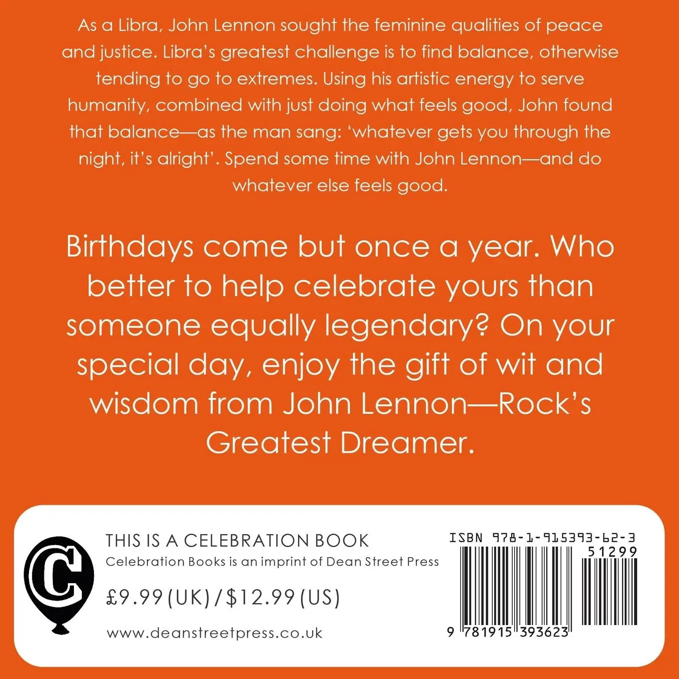 Rückseite: 9781915393623 | Happy Birthday-Love, John | John Lennon | Taschenbuch | Englisch