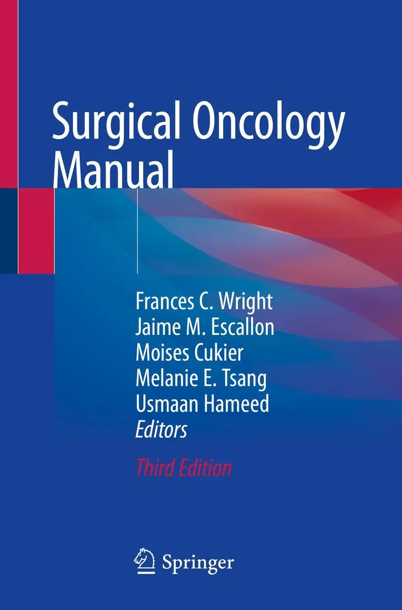 Cover: 9783030483623 | Surgical Oncology Manual | Frances C. Wright (u. a.) | Taschenbuch