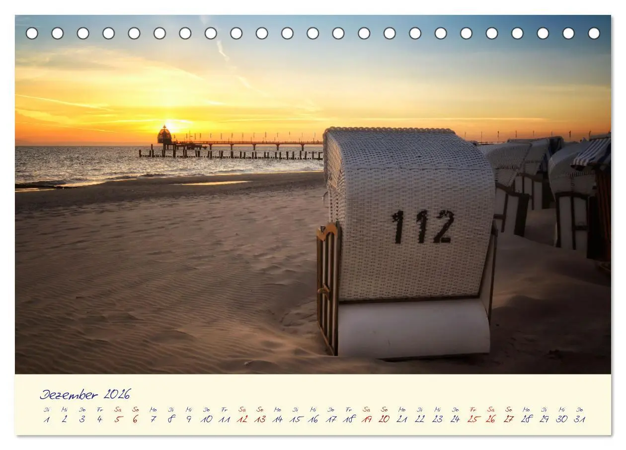 Bild: 9783457413623 | OSTSEEGLÜCK - Glücksmomente auf dem Darß (Tischkalender 2026 DIN A5...