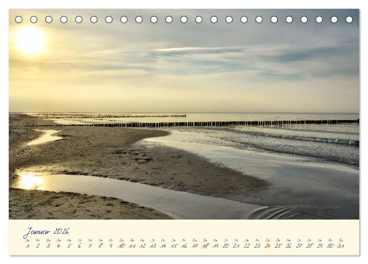 Bild: 9783457413623 | OSTSEEGLÜCK - Glücksmomente auf dem Darß (Tischkalender 2026 DIN A5...