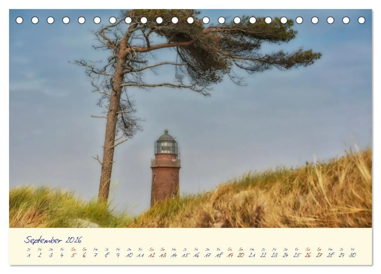 Bild: 9783457413623 | OSTSEEGLÜCK - Glücksmomente auf dem Darß (Tischkalender 2026 DIN A5...