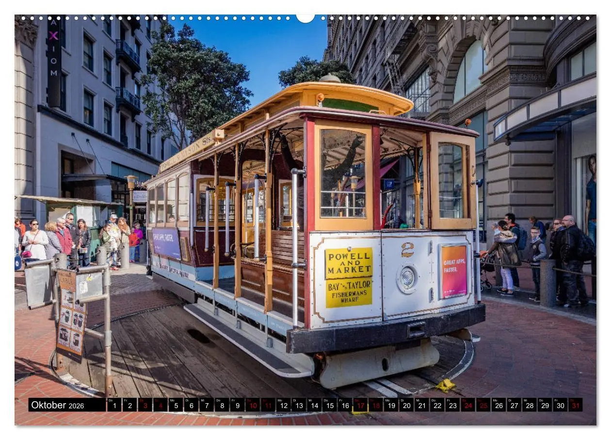 Bild: 9783457893623 | San Francisco Moments (Wandkalender 2026 DIN A2 quer), CALVENDO...