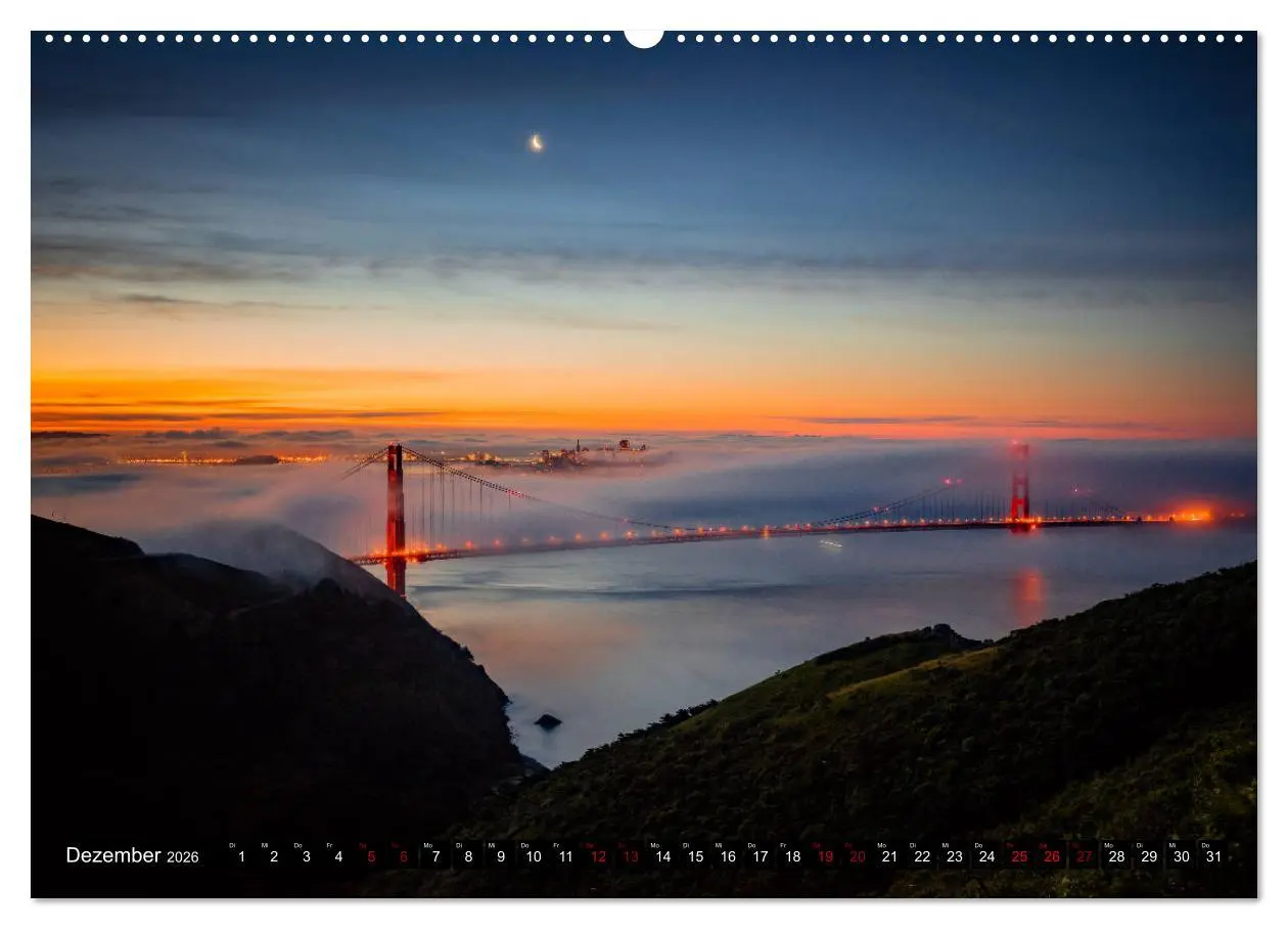 Bild: 9783457893623 | San Francisco Moments (Wandkalender 2026 DIN A2 quer), CALVENDO...