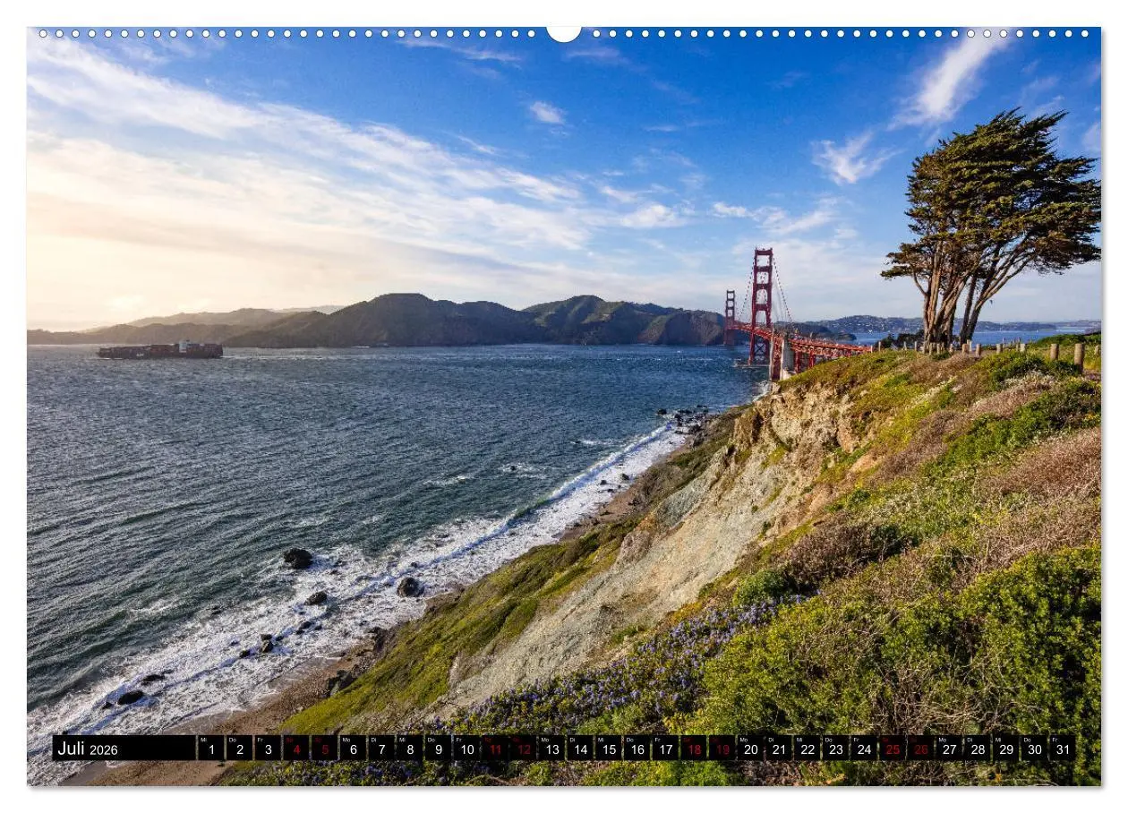Bild: 9783457893623 | San Francisco Moments (Wandkalender 2026 DIN A2 quer), CALVENDO...