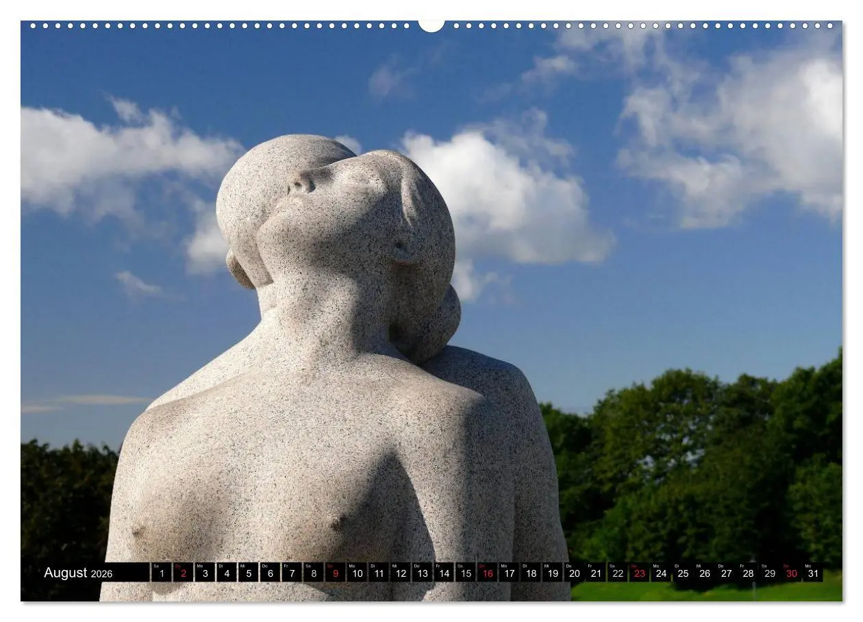 Bild: 9783516123623 | Vigeland Skulpturen Park Oslo (hochwertiger Premium Wandkalender...