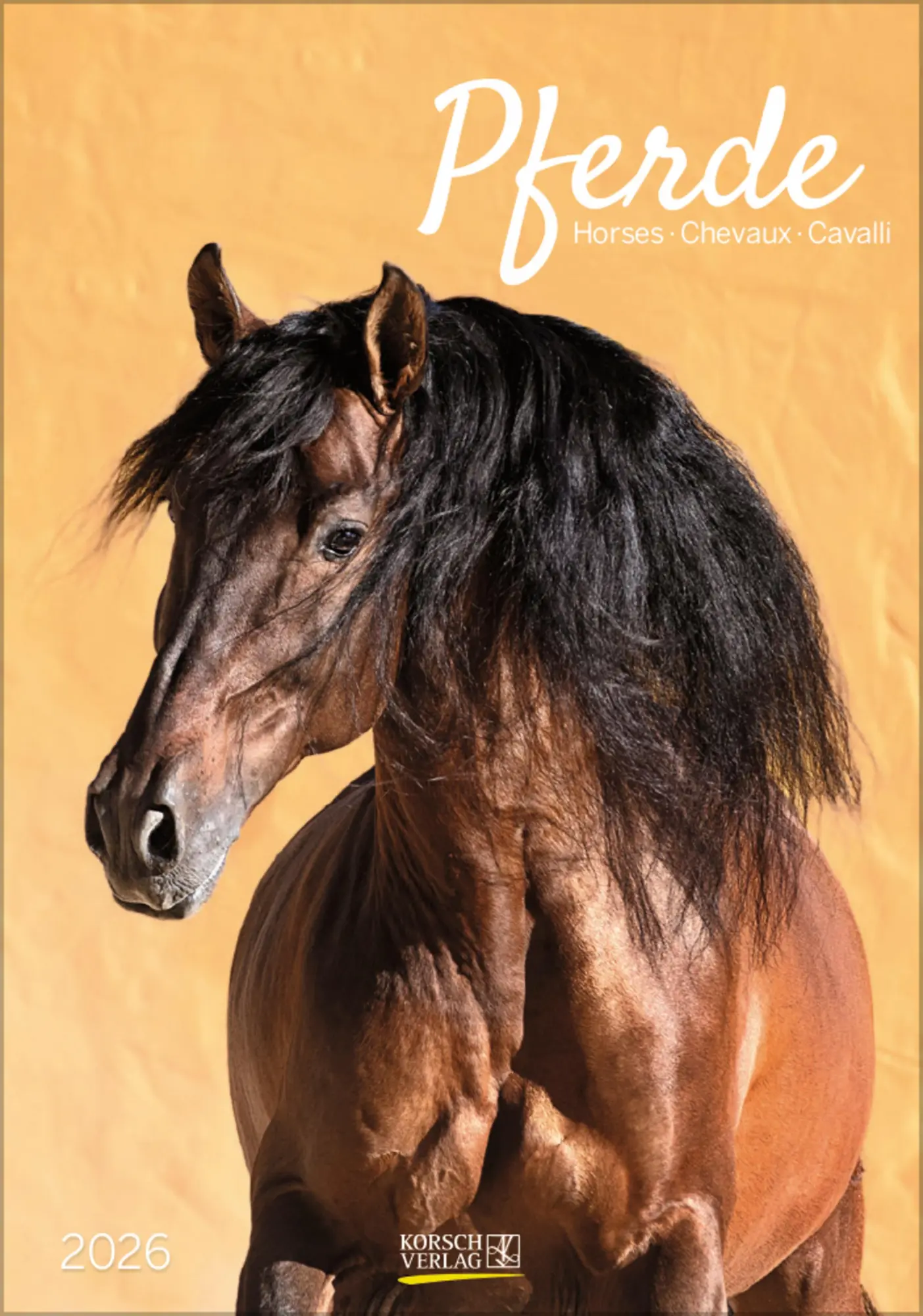 Cover: 9783731883623 | Pferde 2026 | Verlag Korsch | Kalender | Spiralbindung | 13 S. | 2026