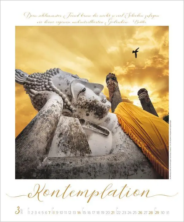 Bild: 9783819303623 | Buddhistische Weisheiten 2027 | Verlag Korsch | Kalender | 14 S.