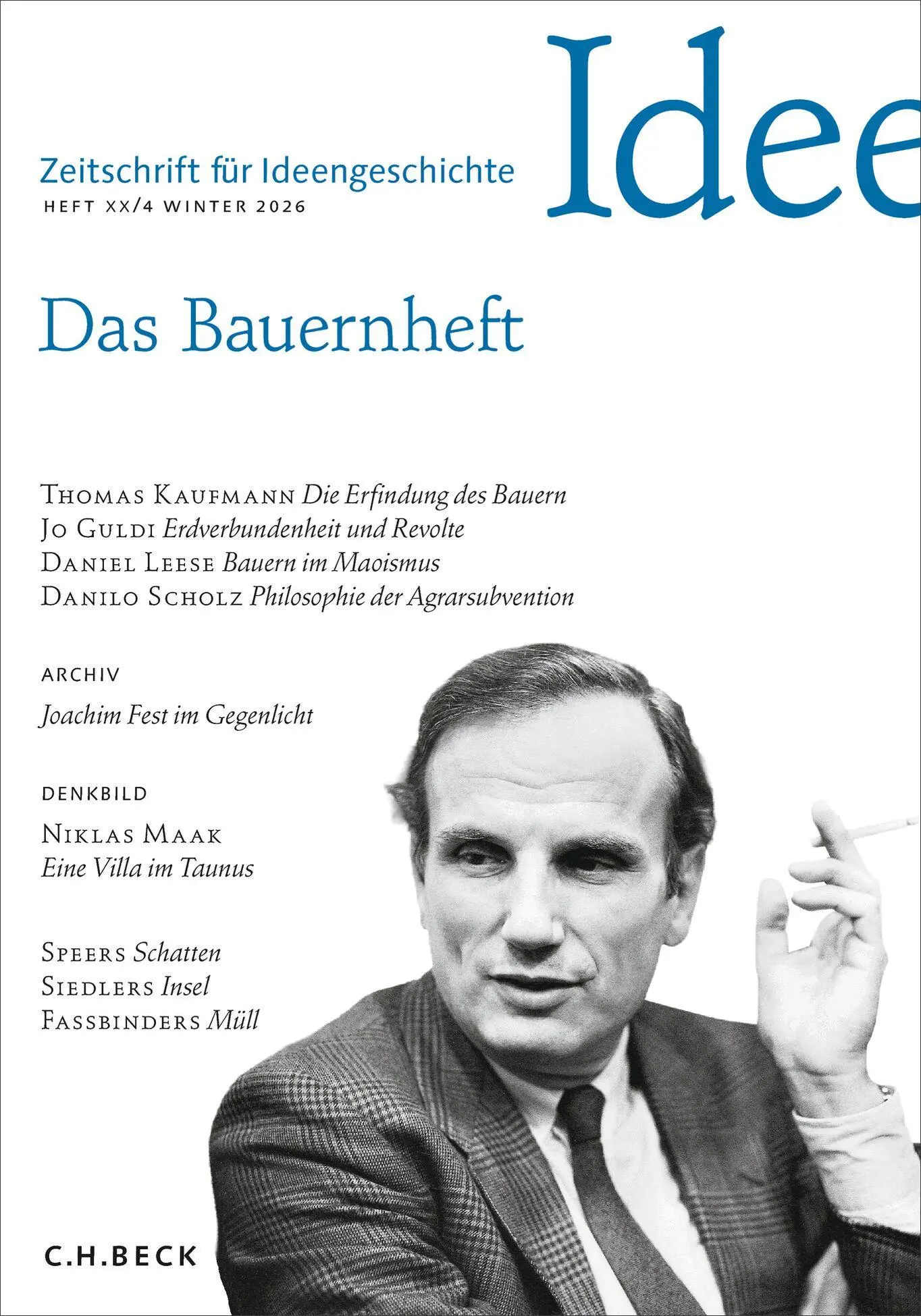 Cover: 9783406843723 | Zeitschrift für Ideengeschichte Heft XX/4 Winter 2026 | Die Bauern
