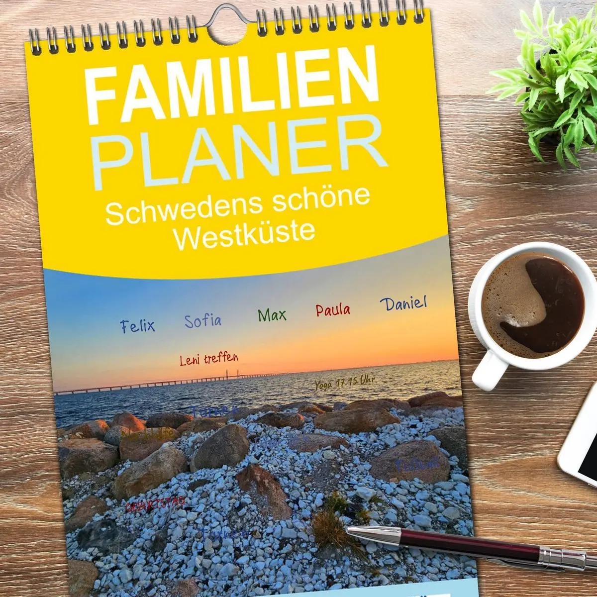 Bild: 9783457193723 | Familienplaner 2025 - Schwedens schöne Westküste mit 5 Spalten...